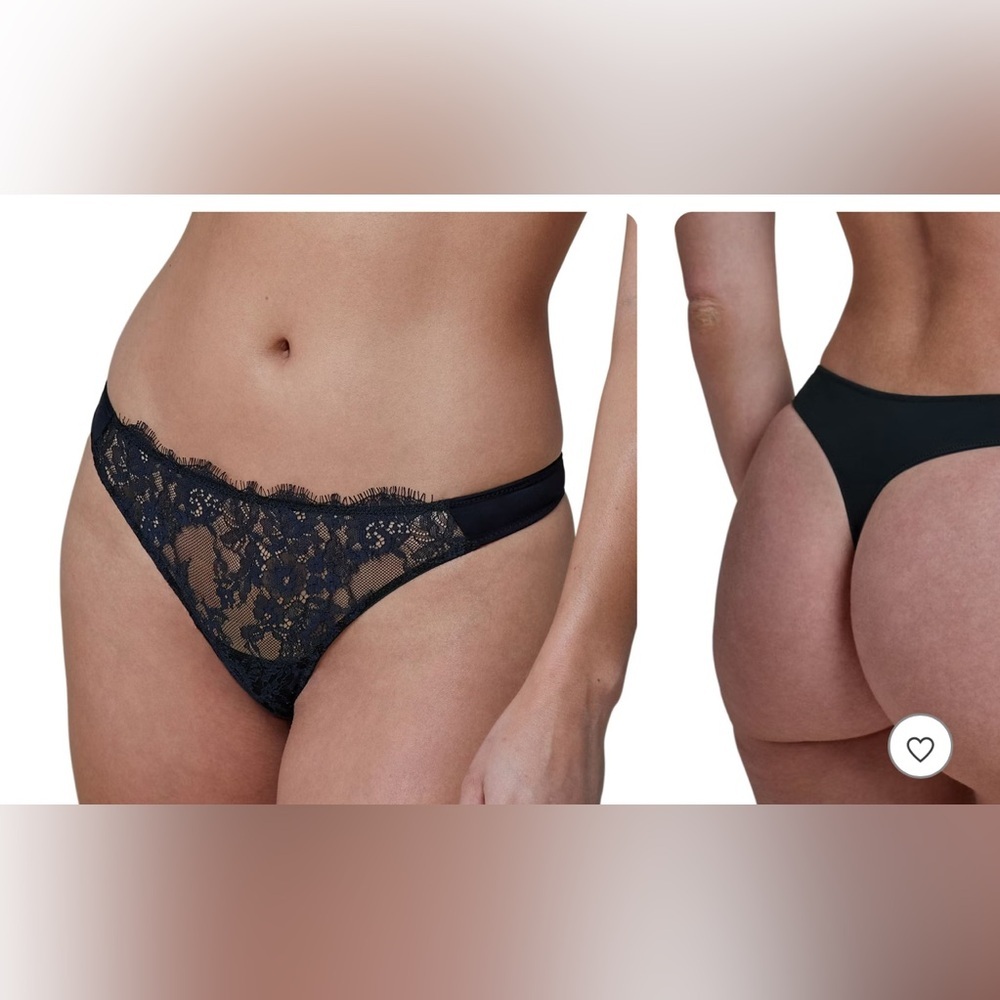 Skarlett Blue Women's Entice Lace Front Thong LG